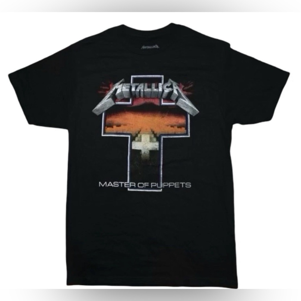 Metallica Master Of Puppets Black T Shirt Medium NWOT?